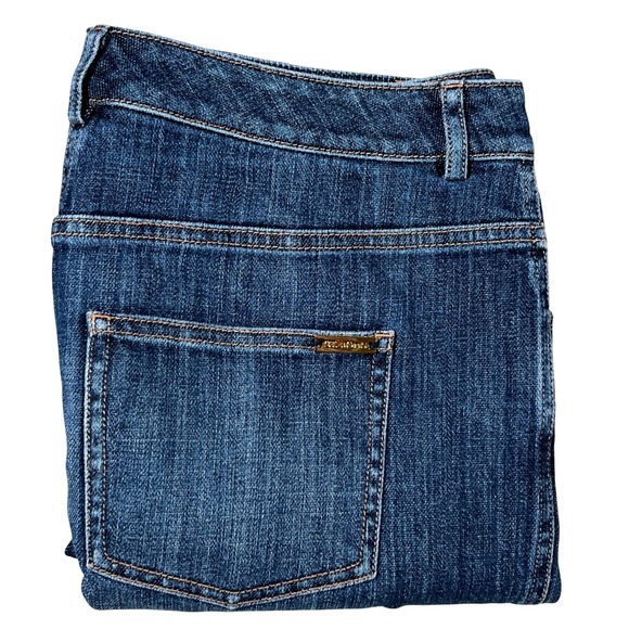 St. John Sport Denim - St John Sport Jeans Womens 10 Blue Straight Leg Medium Wash Mid Rise Denim
